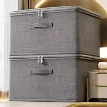 Foldable Storage Boxes with Lid for Clothes & Accessories