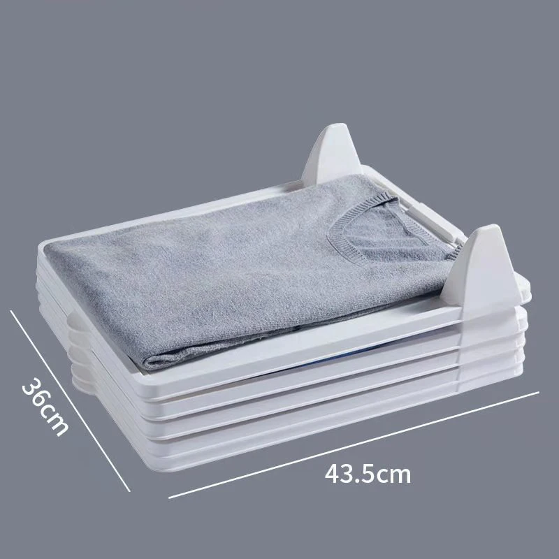 Foldable Clothes Organizer Boards (5-Pack) - Space Saving Shirt & Pants Storage Rack