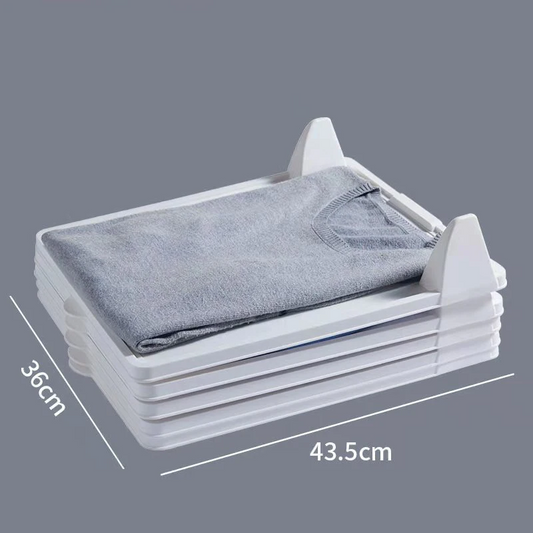 Foldable Clothes Organizer Boards (5-Pack) - Space Saving Shirt & Pants Storage Rack