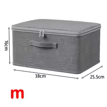 Foldable Storage Boxes with Lid for Clothes & Accessories